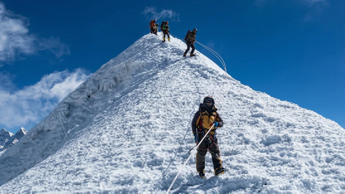 Island Peak climbing expedition in Nepal