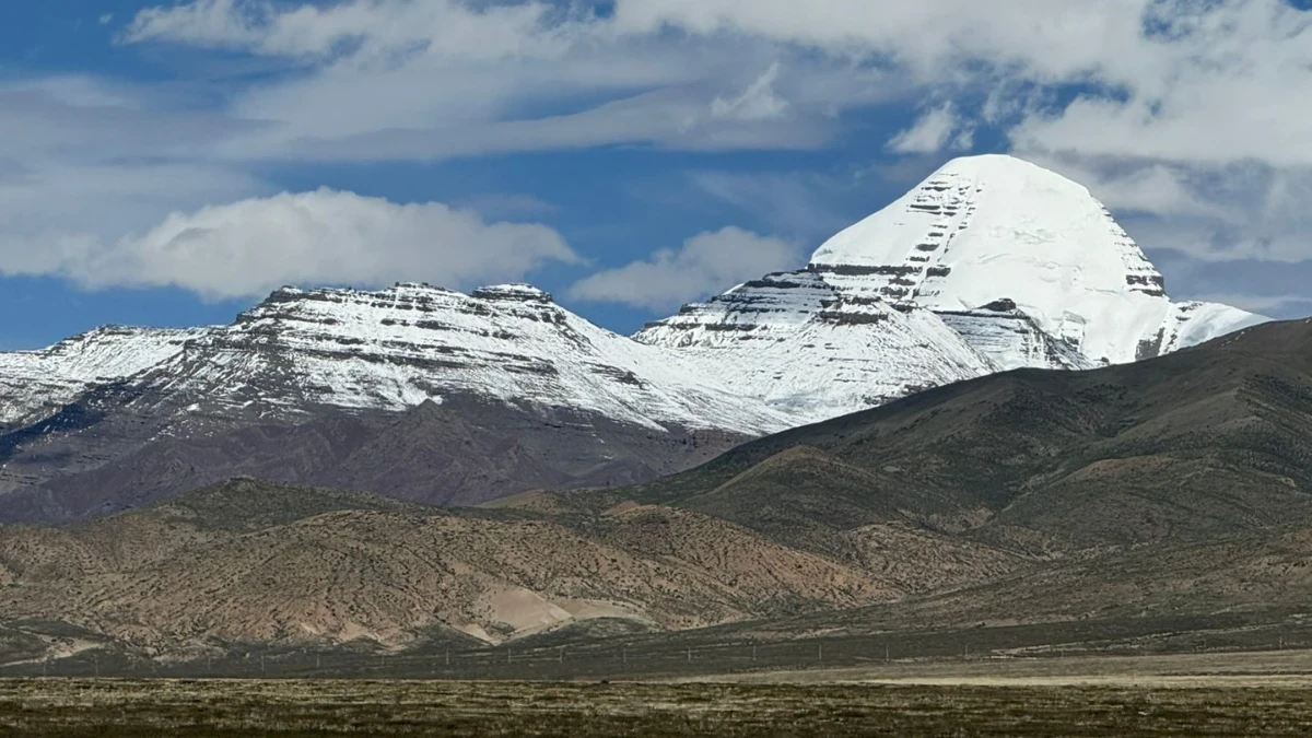 Mount Kailash and Lake Mansarovar