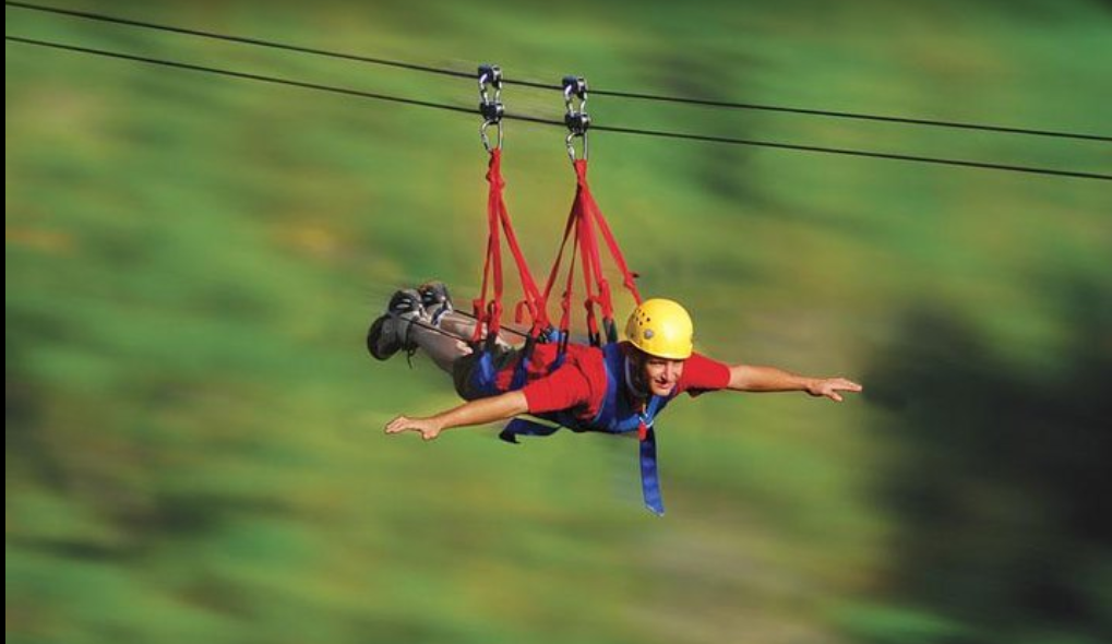 Pokhara Zip Lining: Go as fast as possible.