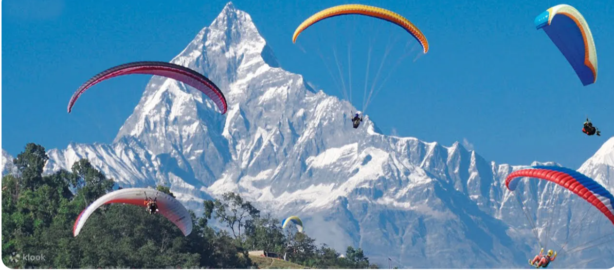 Paragliding in Pokhara—Dance with the Clouds